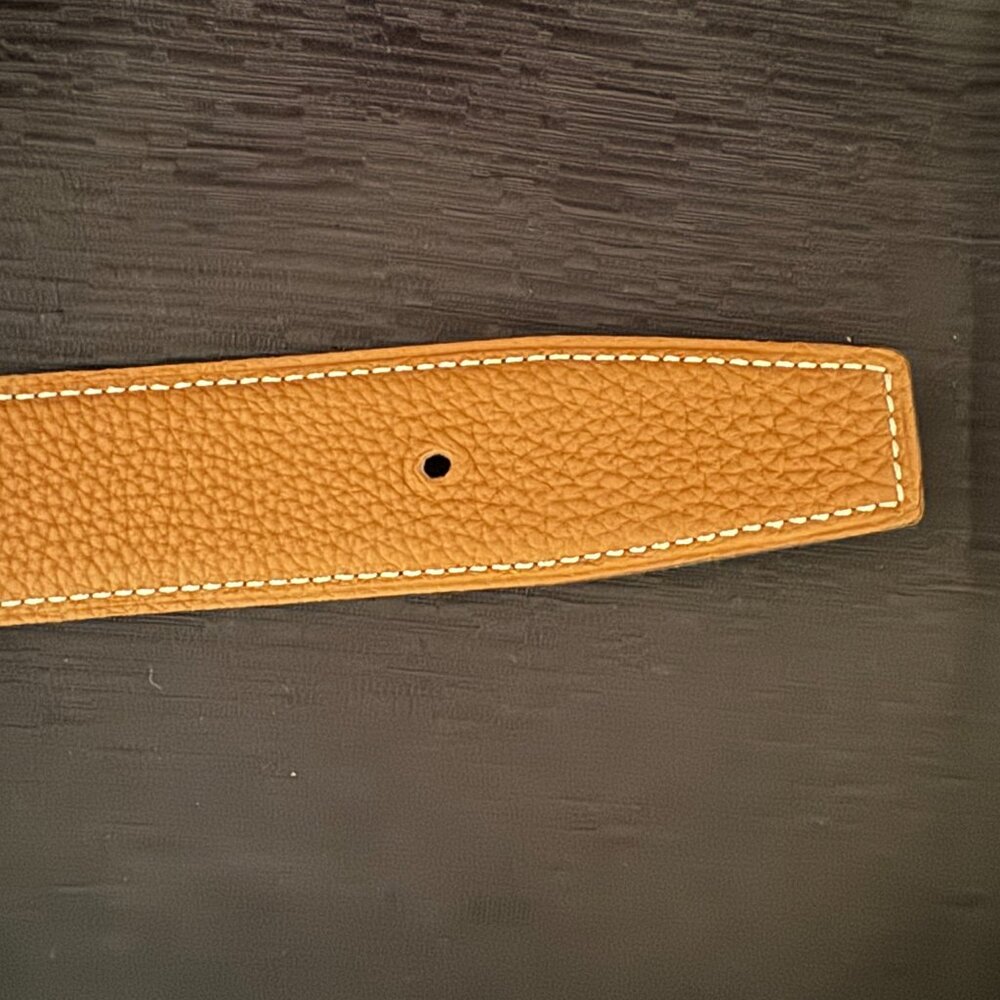 HERMES H Belt Buckle & Reversible Leather Belt - Picture 7 of 8